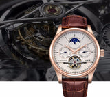 Men Automatic Mechanical Watch Tourbillon