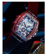 Transparent Plastic Watch Men