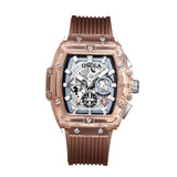 Transparent Plastic Watch Men