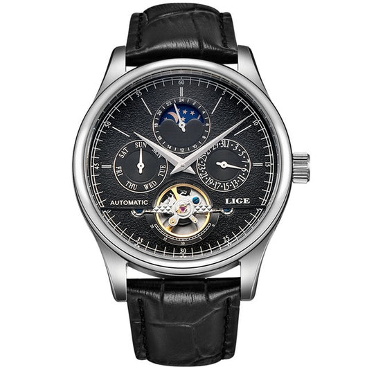 Men Automatic Mechanical Watch Tourbillon