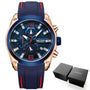 Men Chronograph Analog Quartz Watch with Date