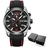 Men Chronograph Analog Quartz Watch with Date