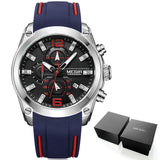 Men Chronograph Analog Quartz Watch with Date