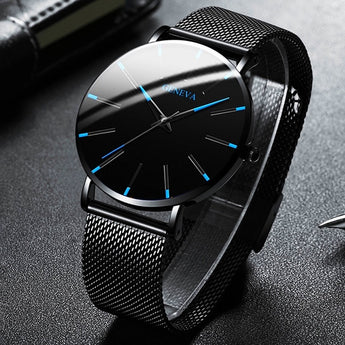 Men Watch Quartz Wrist Sport Analog Wristwatch