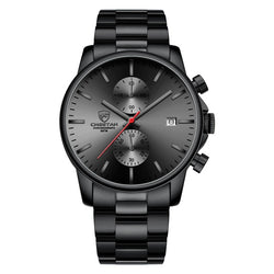 Men Casual Stainless Steel Sports Waterproof Watch